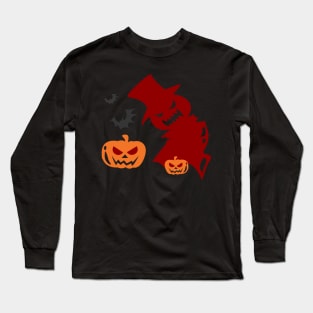 Halloween horror zombie monster creepy gift Long Sleeve T-Shirt